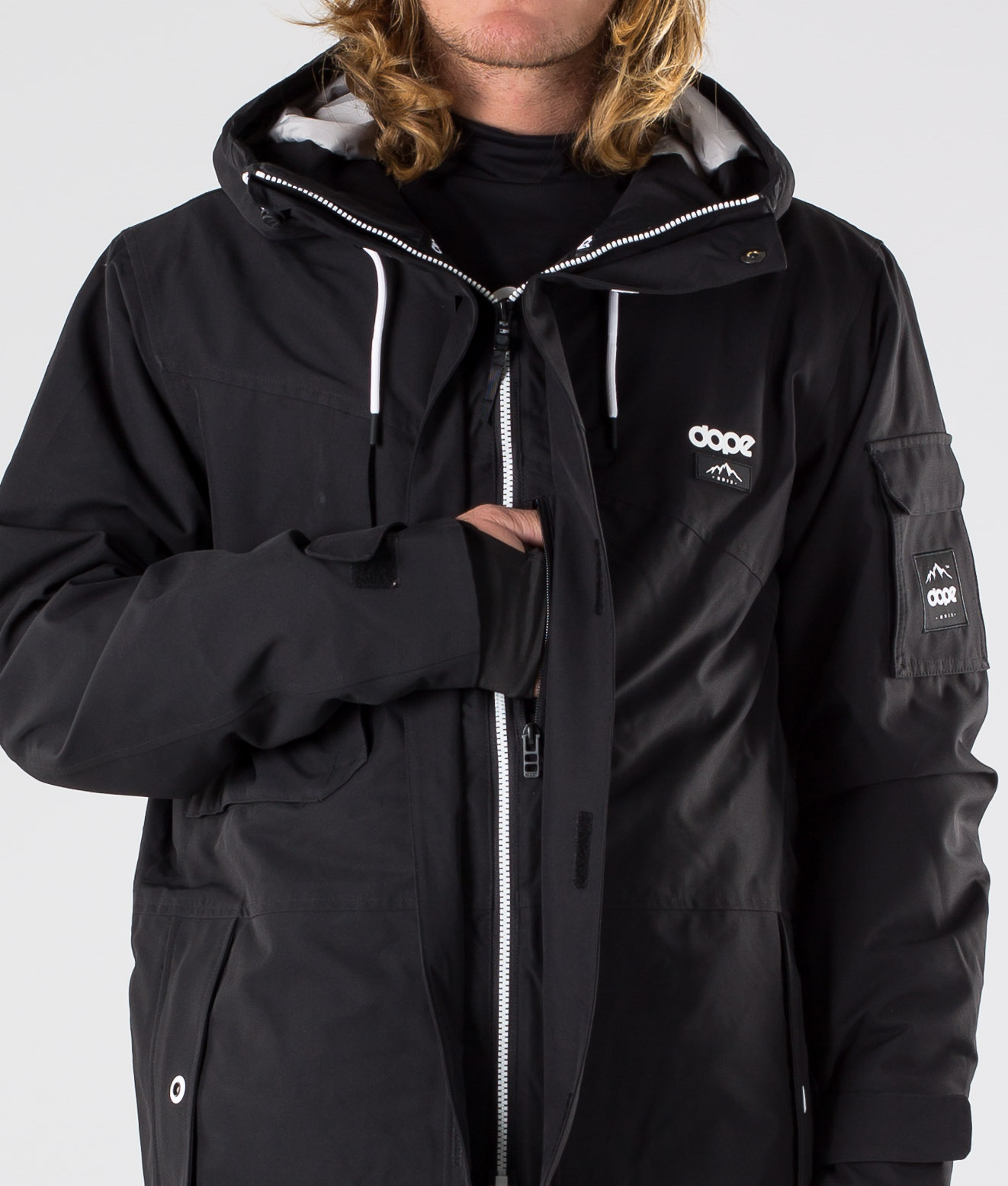Dope Adept Snowboard Jacket Black