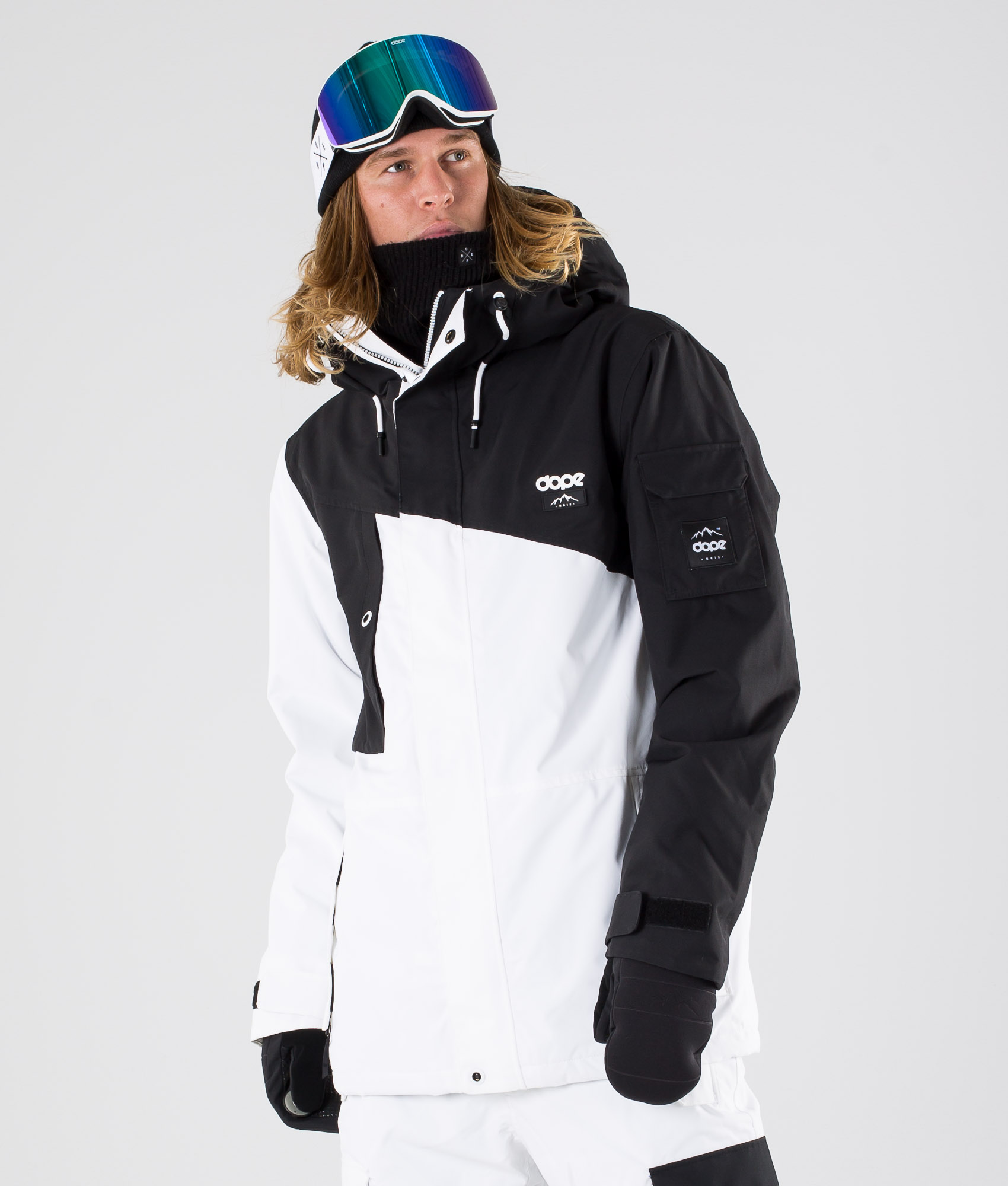 Dope Adept 2019 Snowboard Jacket Black/White