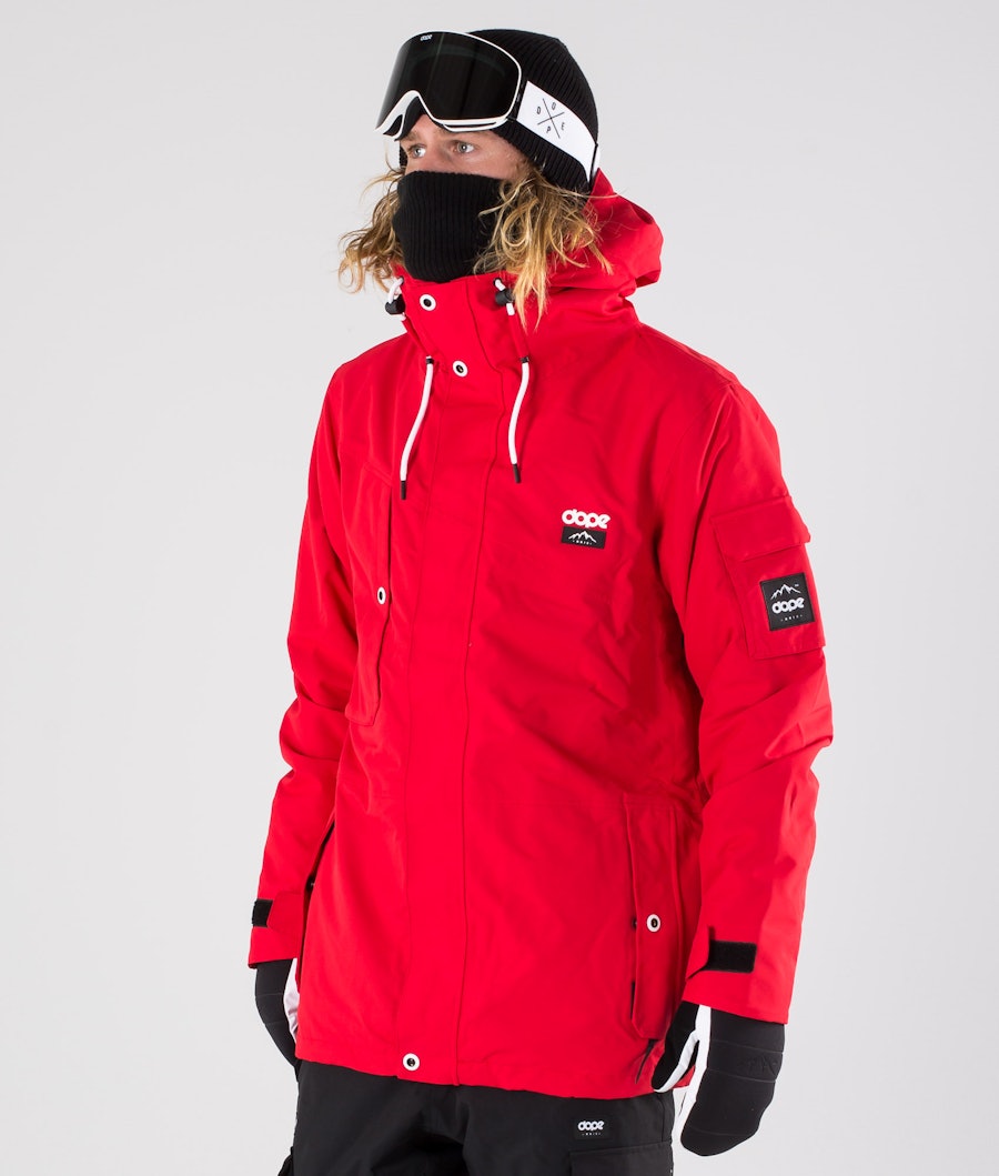 Dope Adept Snowboard Jacket Red