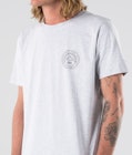 Dope Lines T-shirt Heren Greymelange