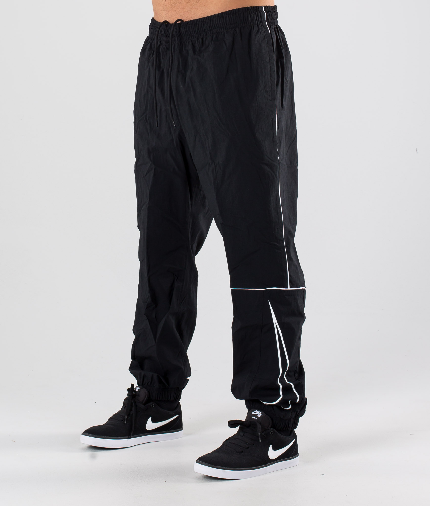 Nike SB Pant Track Swoosh Pants Black 