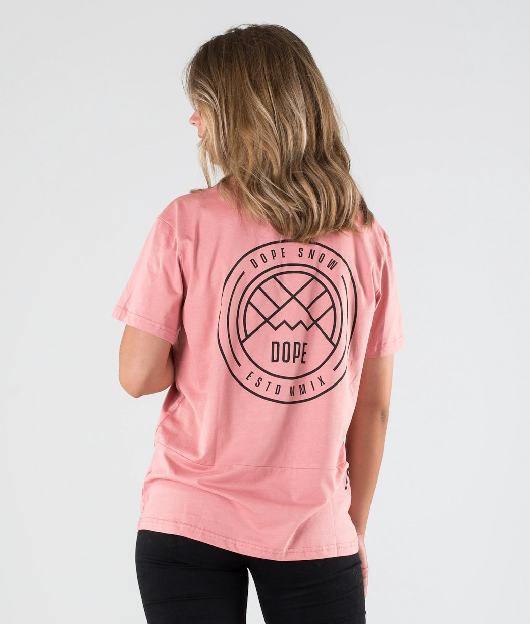 Dope Grand Lines T-shirt Dames Softpink