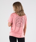Dope Grand T-shirt Dames Lines Softpink
