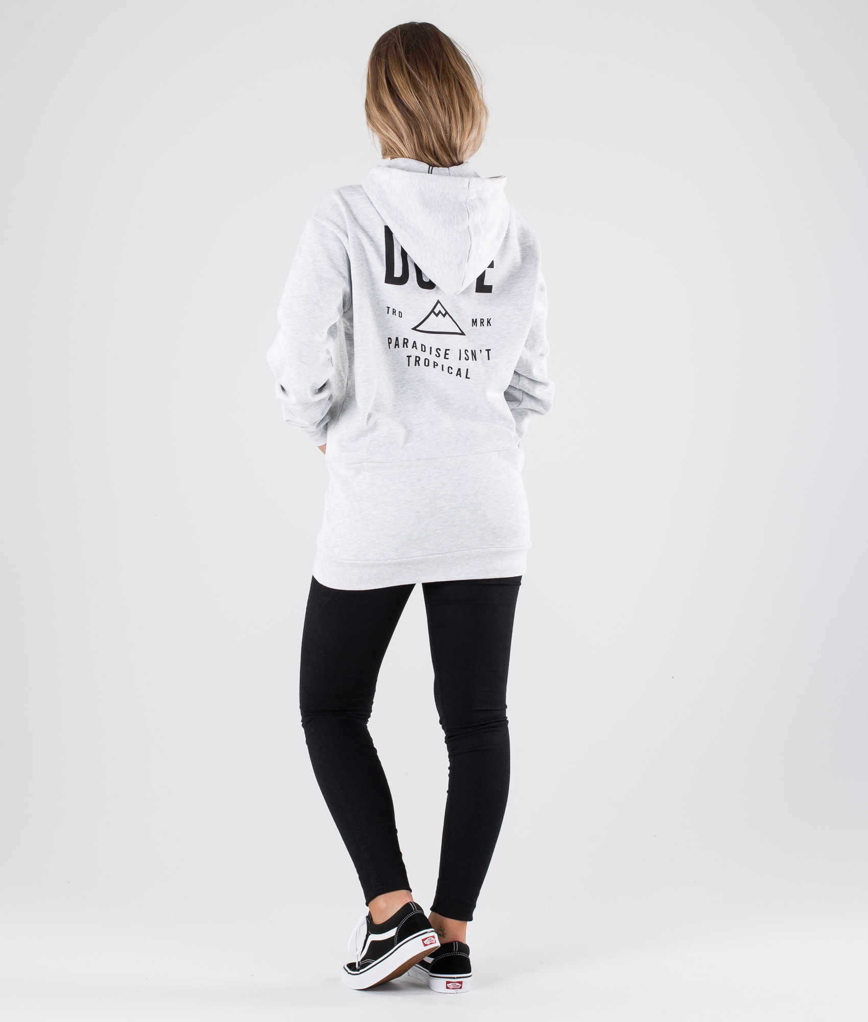 Dope Taille Stacked Hoodie Greymelange Dope Taille Stacked Hoodie Black