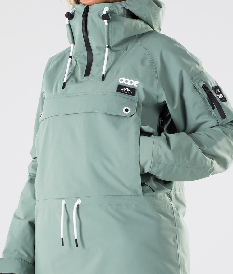Annok W 2019 Snowboard Jacket Women Faded Green, Image 4 of 9
