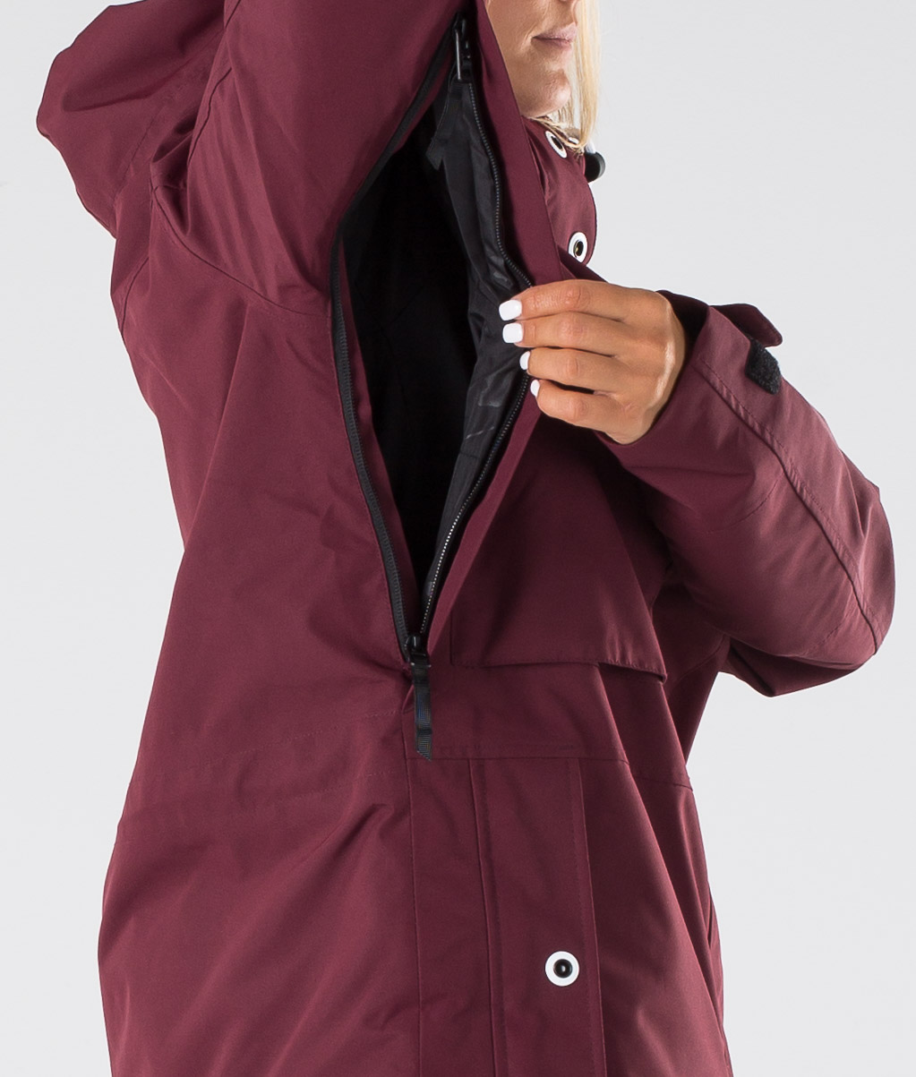 Dope Adept Snowboardjakke Burgundy Dope Adept Snowboardjakke Burgundy