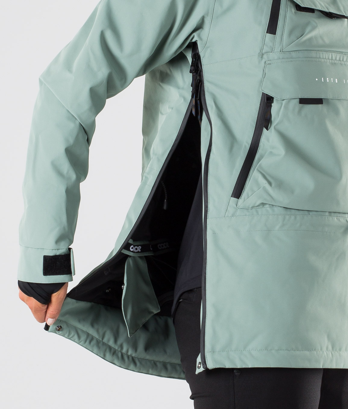 Dope Akin W 2019 Women's Snowboard Jacket Faded Green