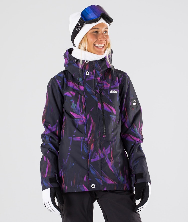 Dope Divine W 2019 Kurtka Snowboardowa Kobiety Purple Foliage