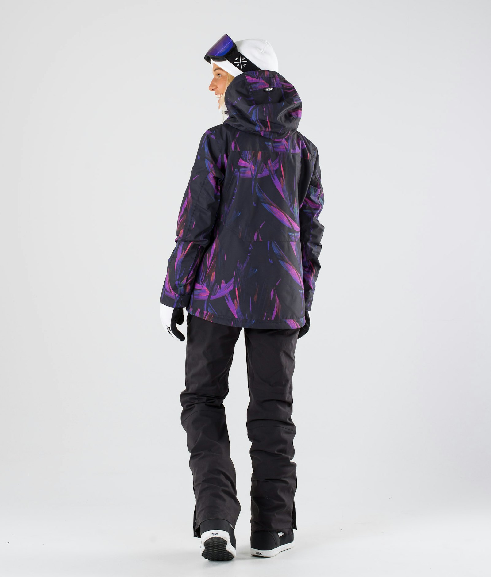Dope Divine W 2019 Snowboard Jacket Women Purple Foliage