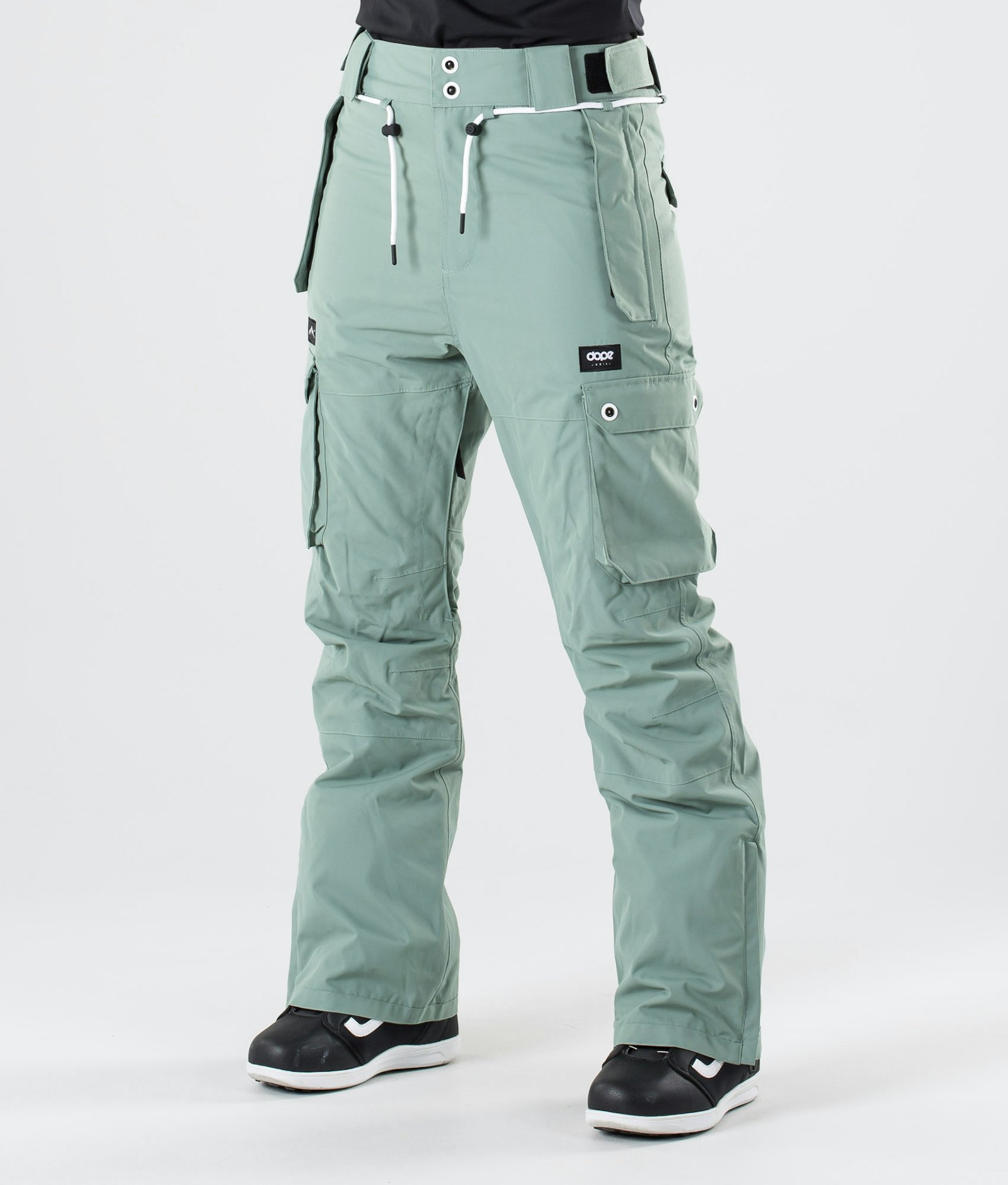 Dope Iconic W 2020 Kalhoty na Snowboard Dámské Faded Green