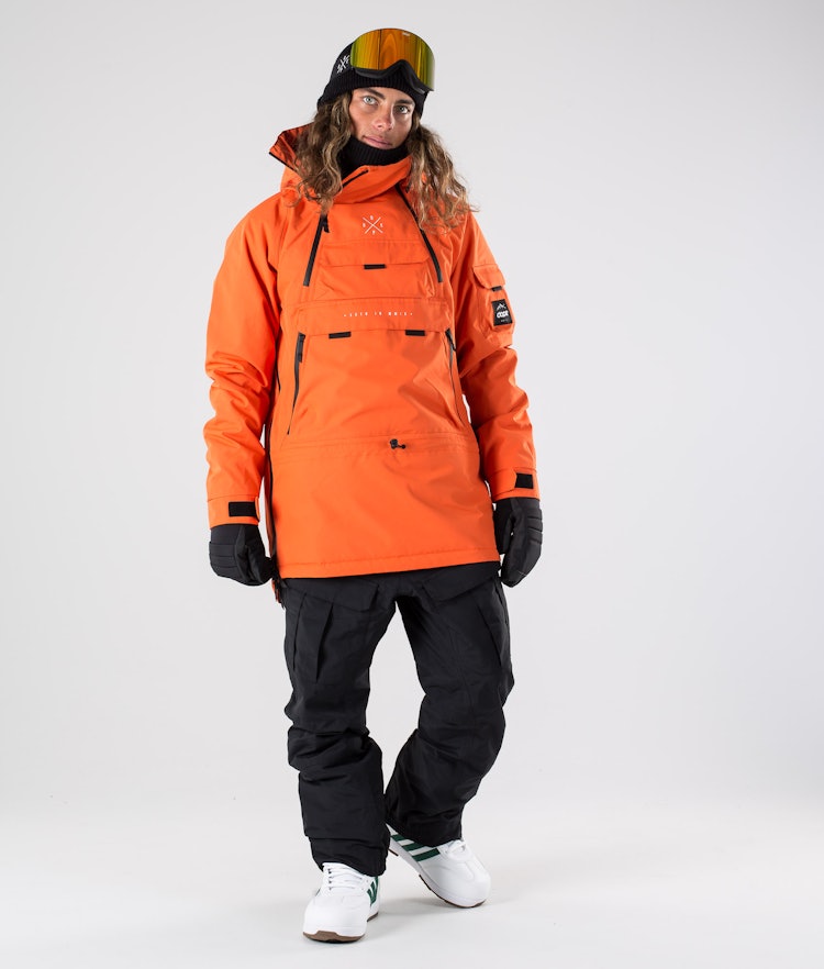 Akin 2019 Veste Snowboard Homme Orange, Image 12 sur 13