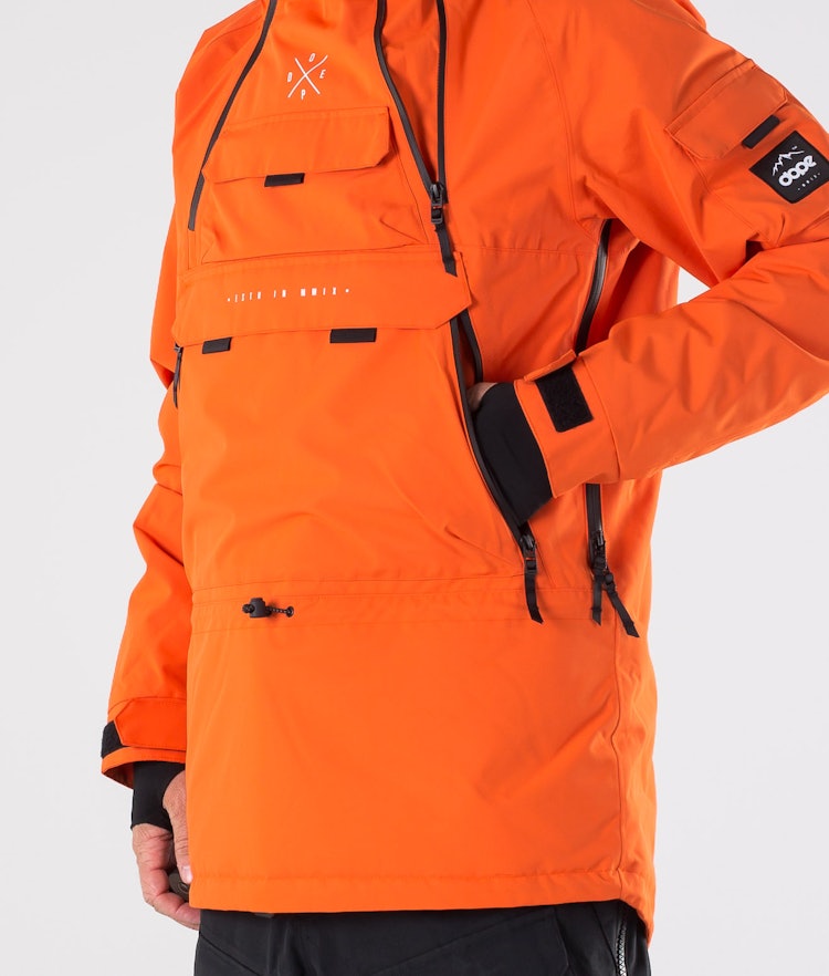 Akin 2019 Veste Snowboard Homme Orange, Image 4 sur 13