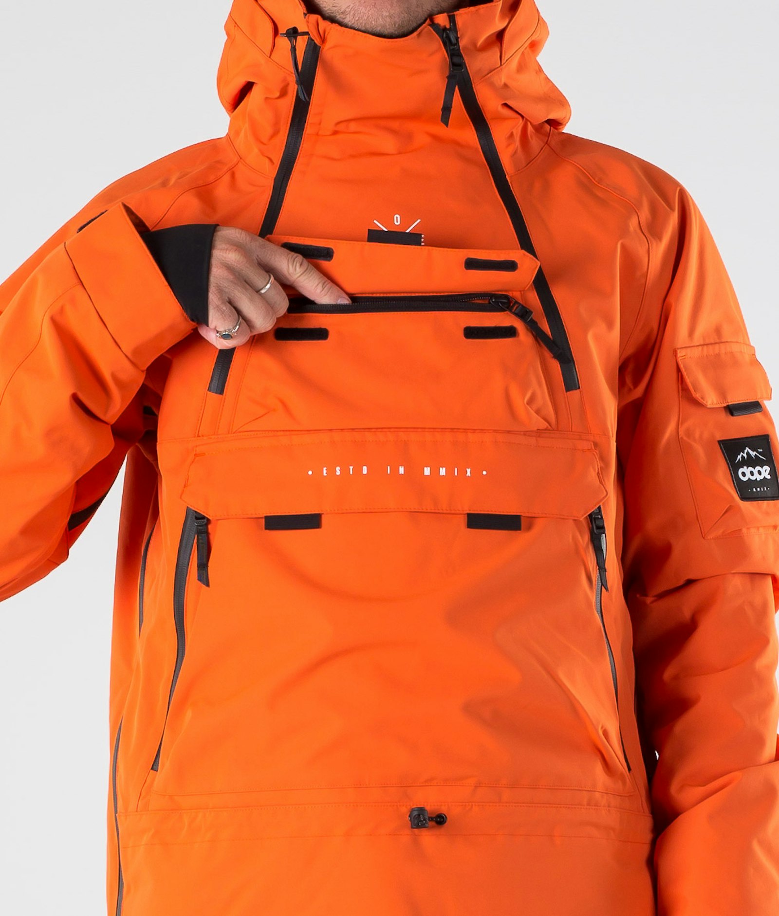 Dope Akin 2019 Snowboard Jacket Men Orange