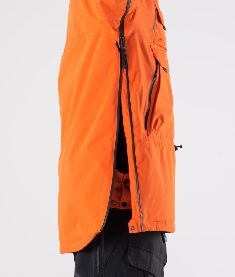 Akin 2019 Veste Snowboard Homme Orange, Image 10 sur 13
