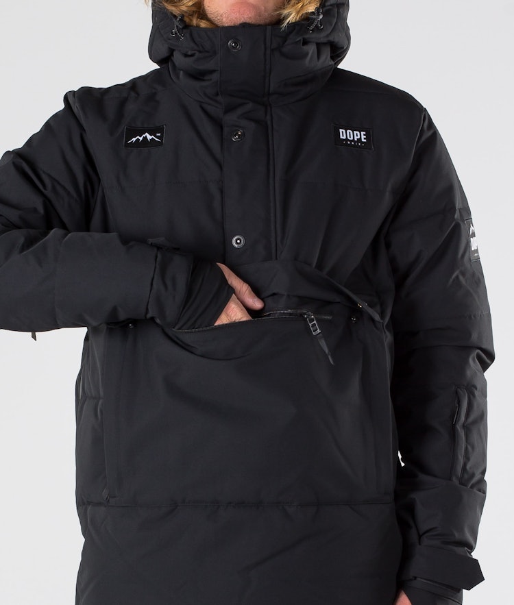 Dope Puffer 2019 Snowboard Jacket Men Black