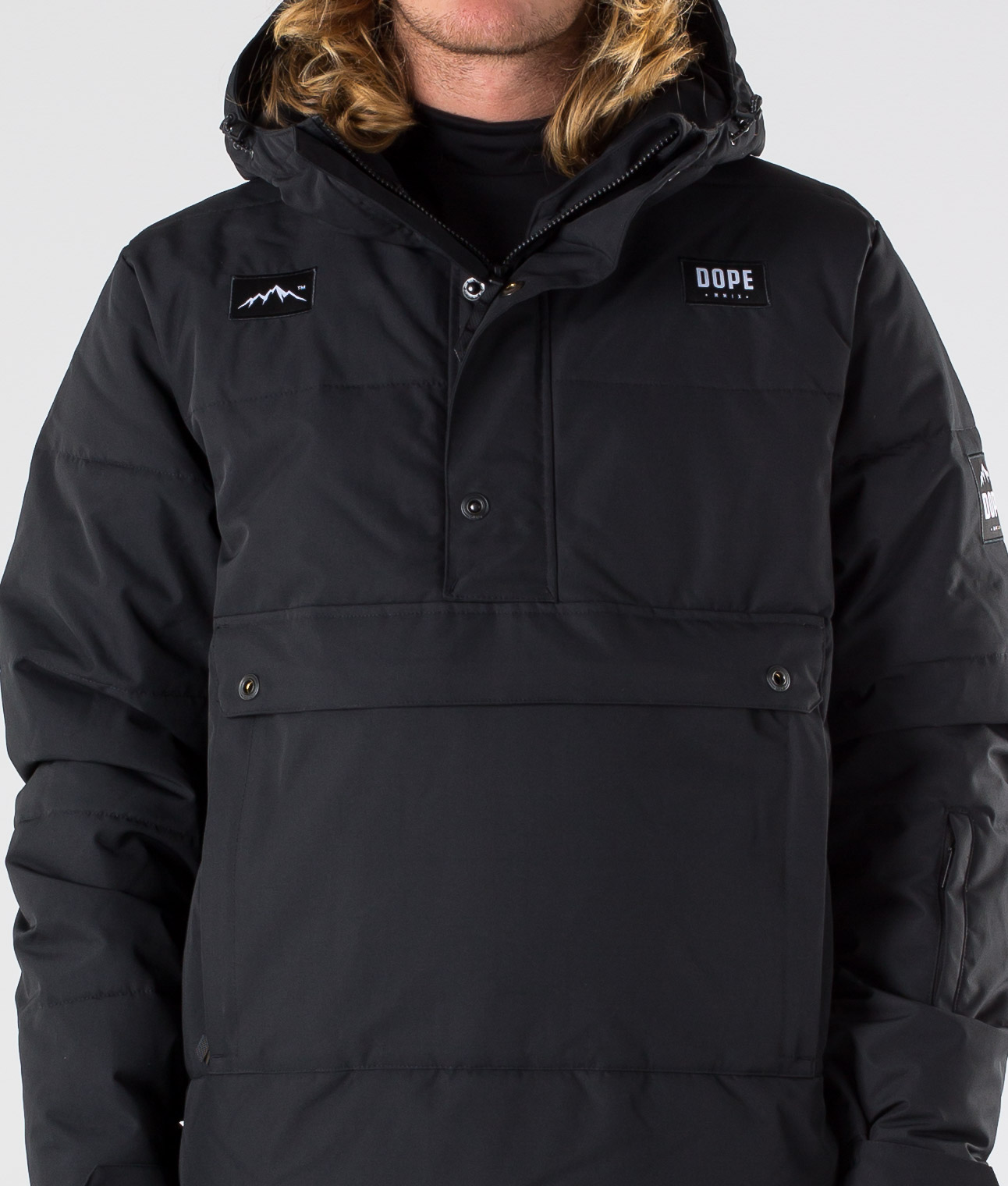 Dope Puffer Snowboard Jacket Black