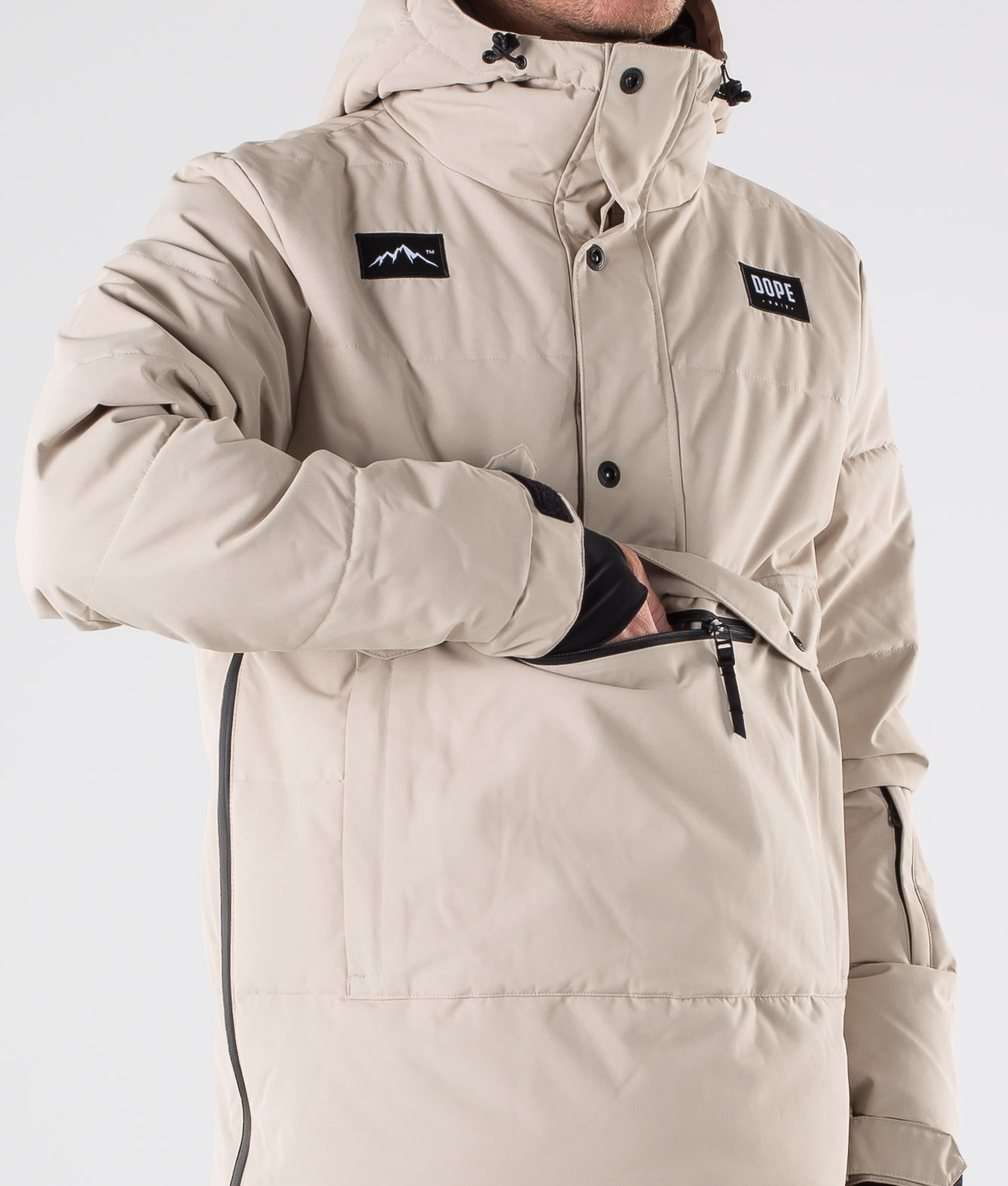 puffer snowboard jacket