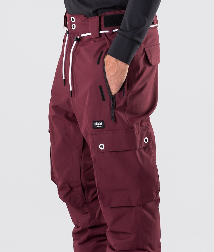 Dope Iconic 2019 Kalhoty na Snowboard Pánské Burgundy