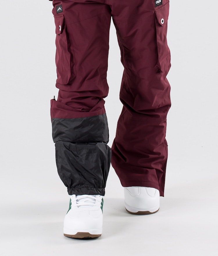 Dope Iconic 2019 Spodnie Snowboardowe Mężczyźni Burgundy