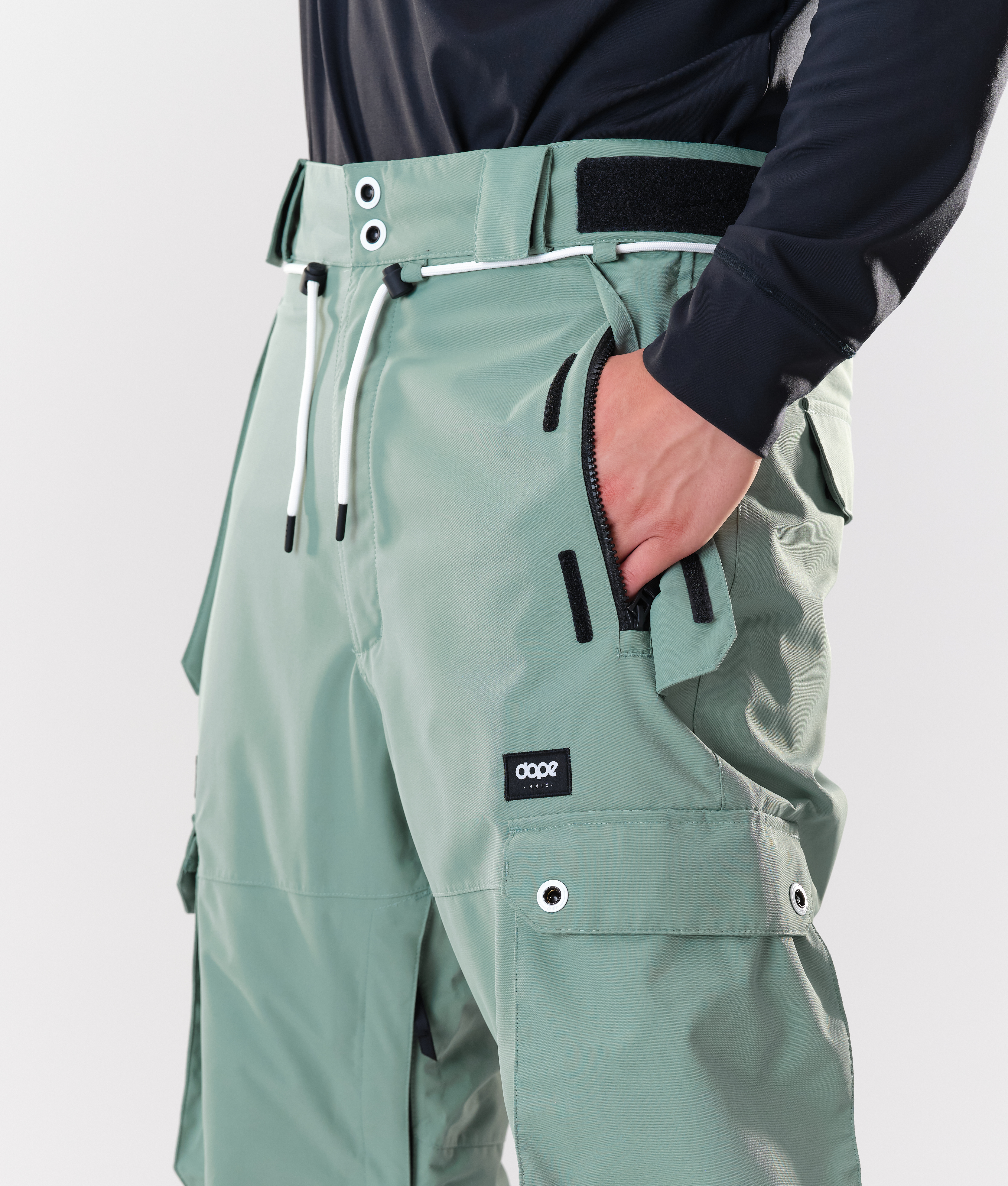 Dope Iconic Snowboard Pants Faded Green