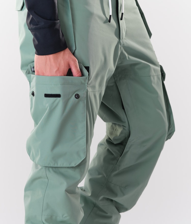 Iconic 2020 Pantalon de Snowboard Homme Faded Green, Image 5 sur 6
