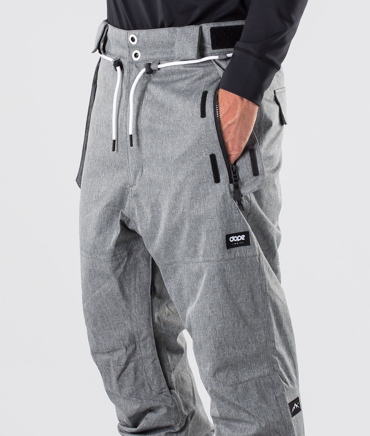 Dope Iconic NP Pantalon de Snowboard Homme Grey Melange