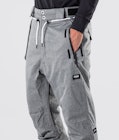 Dope Iconic NP Spodnie Snowboardowe Mężczyźni Grey Melange