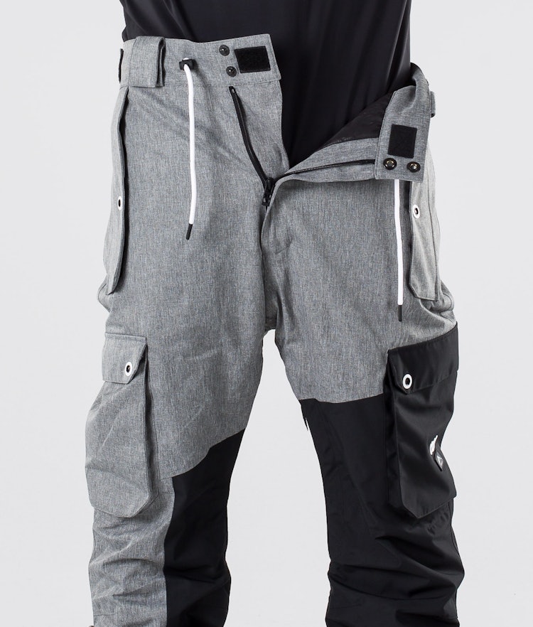 Dope Adept 2019 Kalhoty na Snowboard Pánské Grey Melange/Black