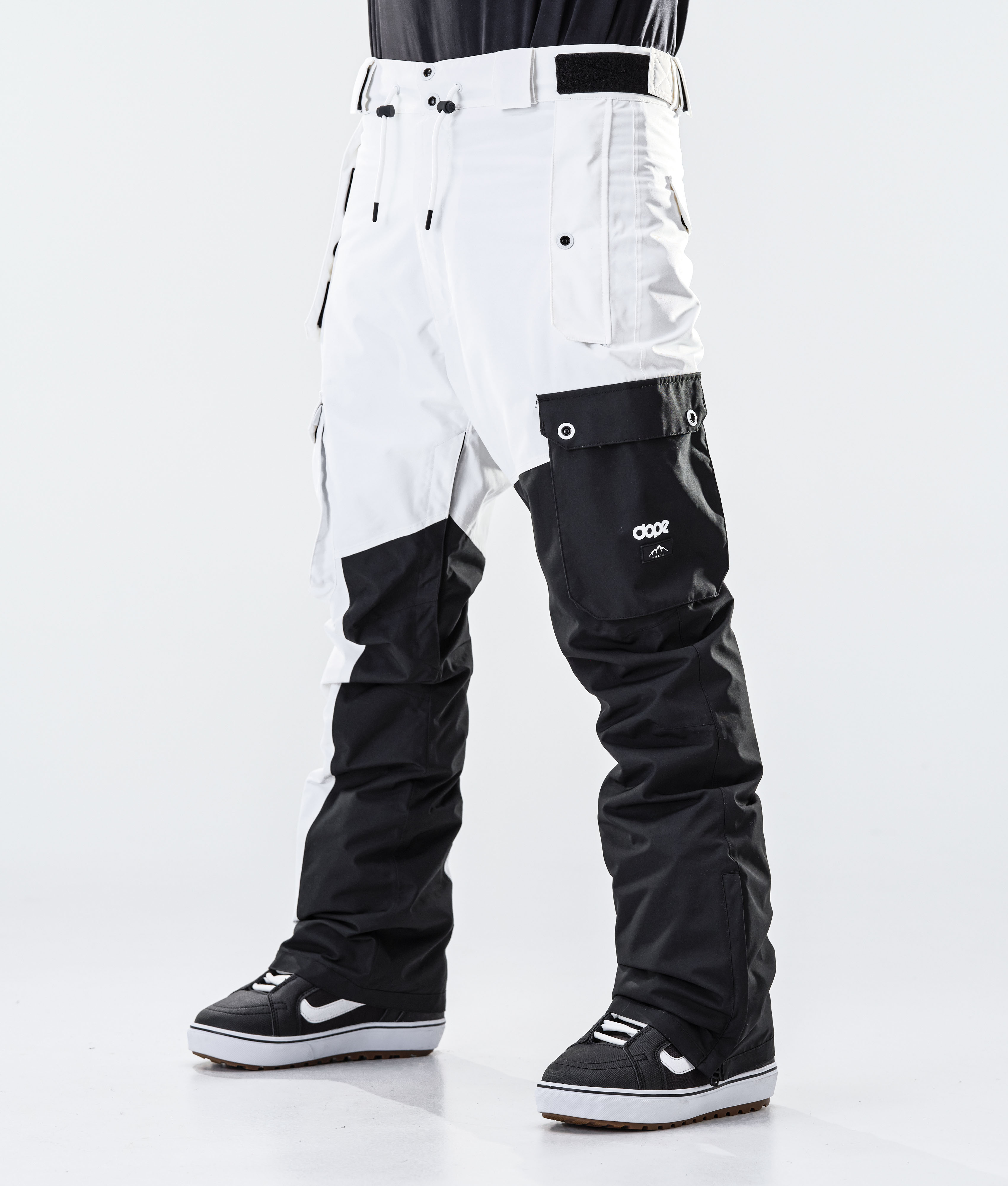 Dope Adept Snowboard Pants Black/White