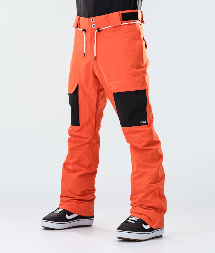 Dope Poise 2019 Pantalon de Snowboard Homme Orange/Black