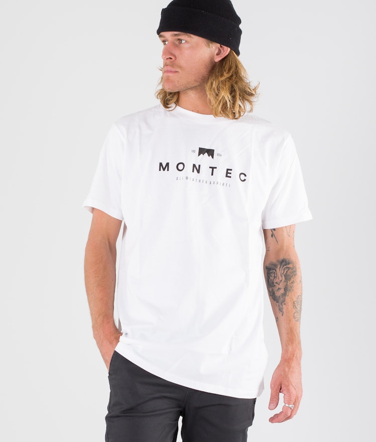 Montec Fancy T-shirt Heren White, Afbeelding 1 van 4