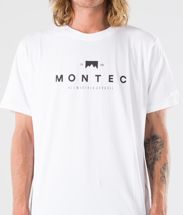 Montec Fancy T-paita Miehet White, Kuva 2 / 4