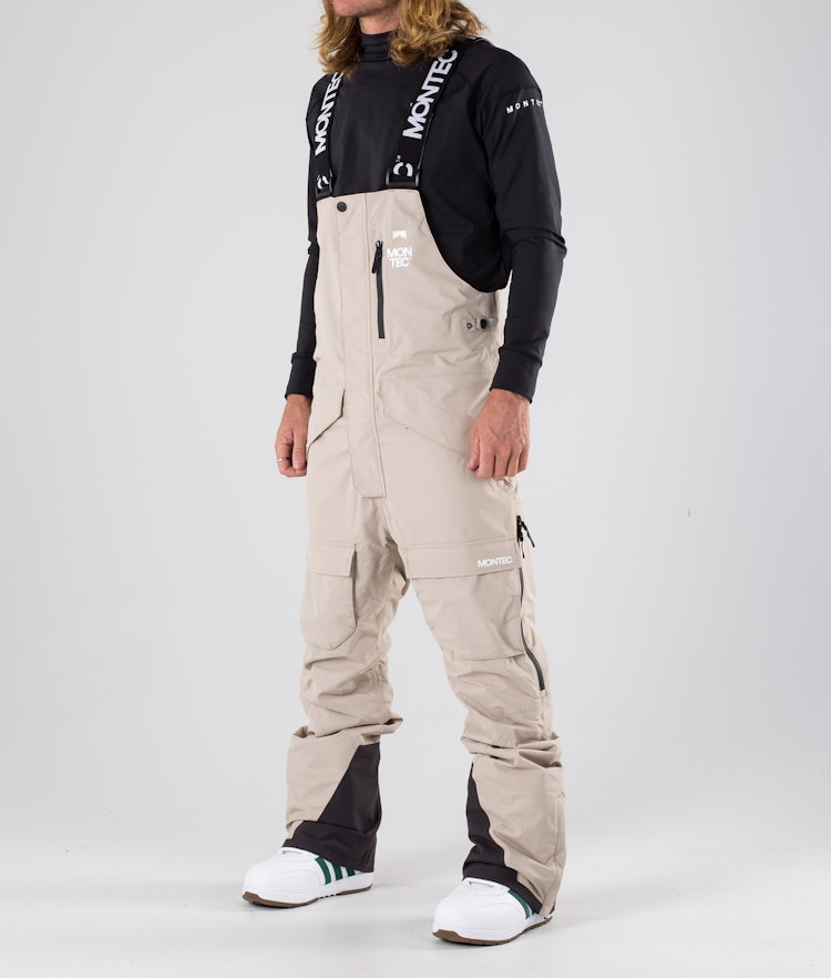 Montec Fawk 2019 Spodnie Snowboardowe Mężczyźni Desert