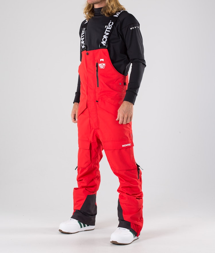 Montec Fawk 2019 Pantaloni Snowboard Uomo Red
