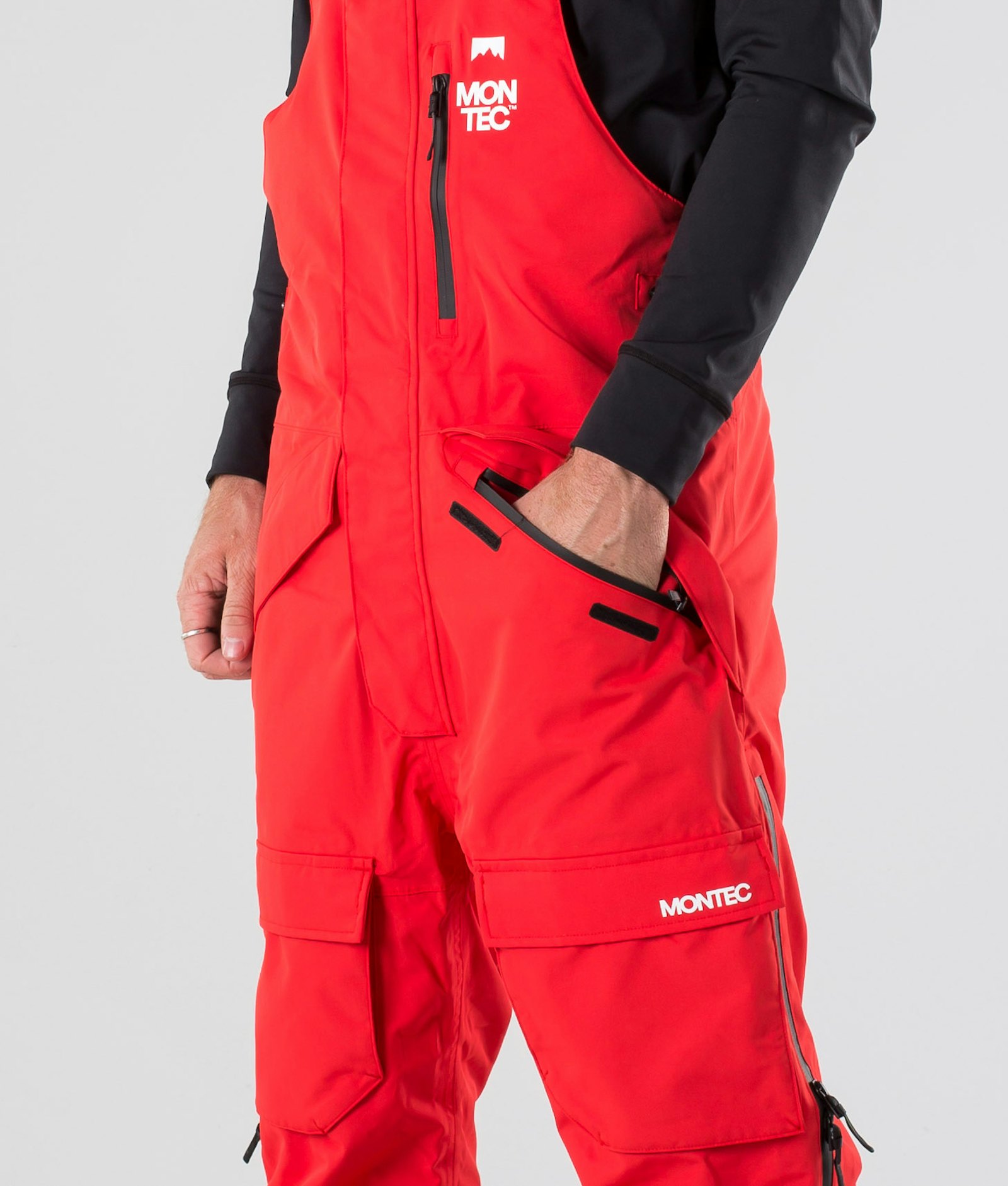 Fawk 2019 Snowboardhose Herren Red