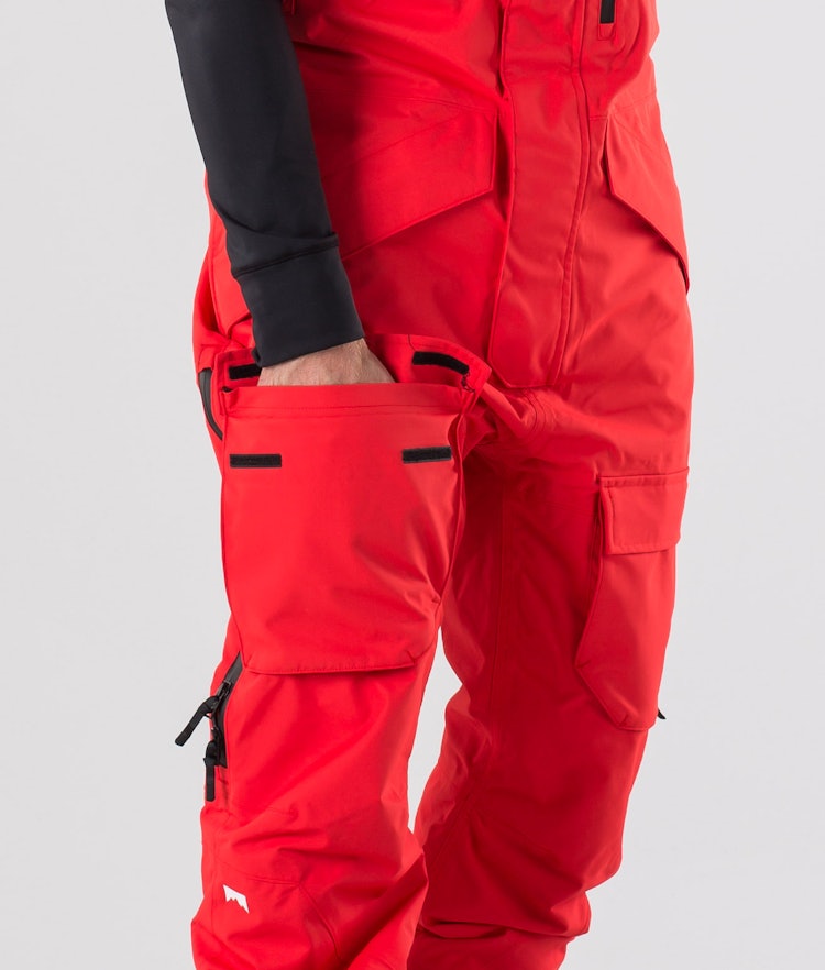 Fawk 2019 Spodnie Snowboardowe Mężczyźni Red