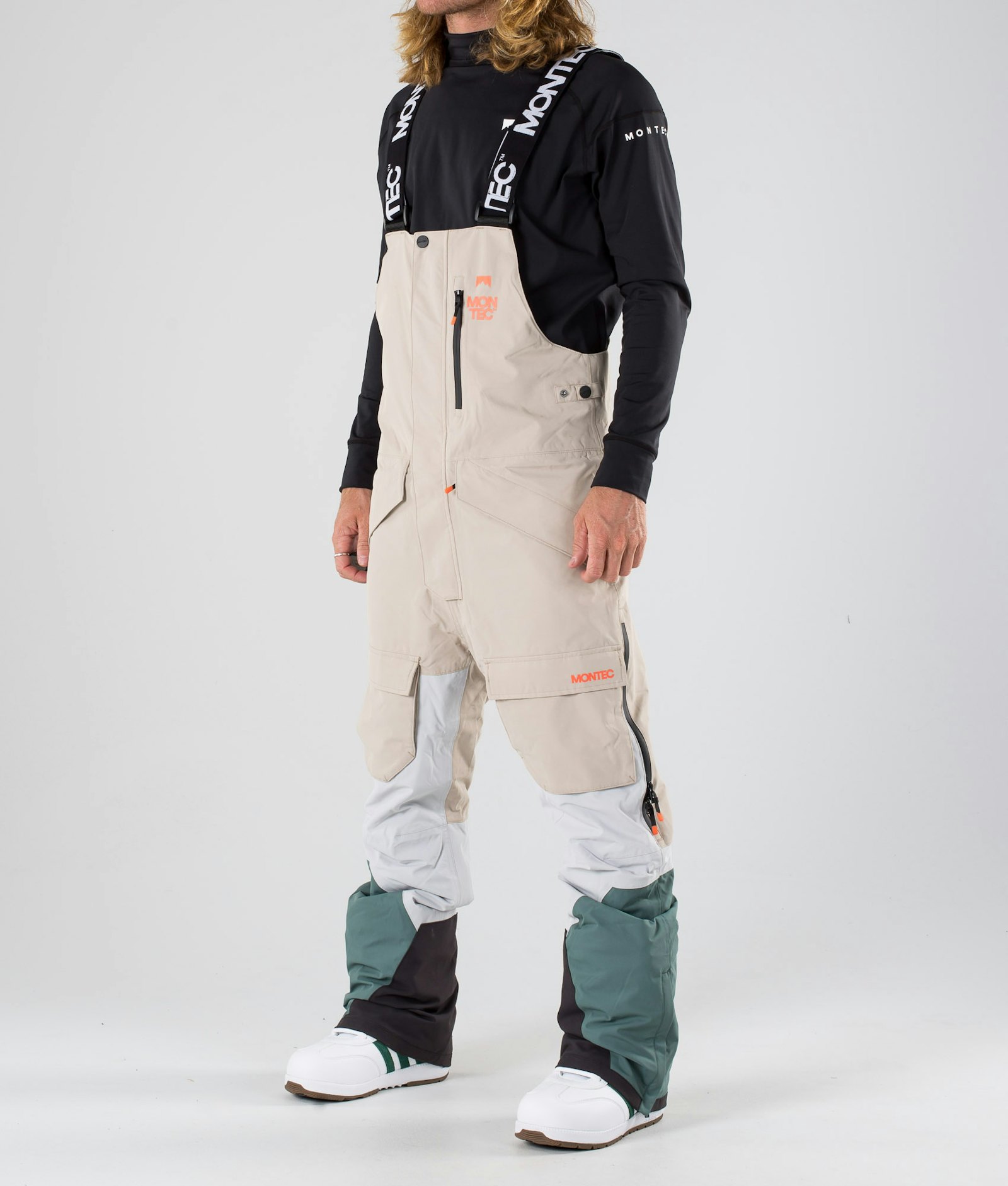 Montec Fawk 2019 Snowboard Pants Men Desert Light Grey Atlantic