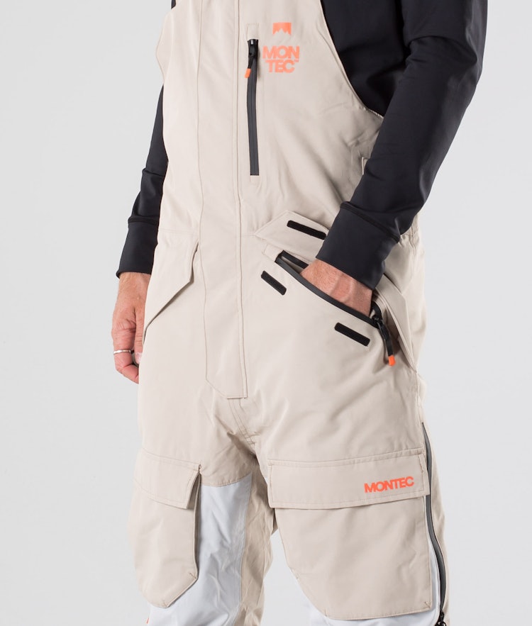 Fawk 2019 Pantalon de Snowboard Homme Desert Light Grey Atlantic, Image 3 sur 11