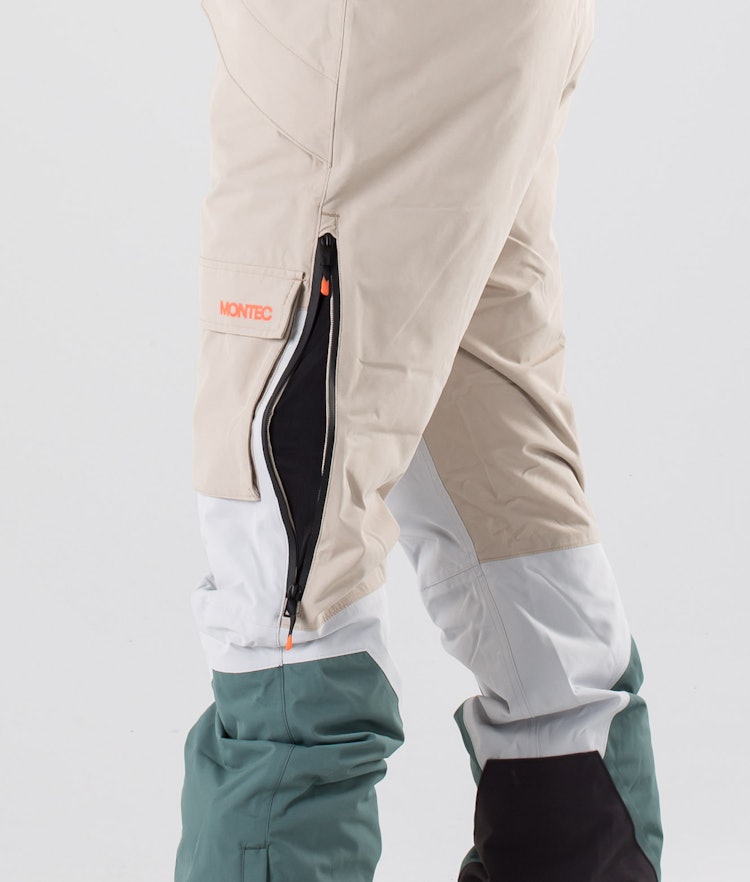 Fawk 2019 Pantalon de Snowboard Homme Desert Light Grey Atlantic, Image 6 sur 11