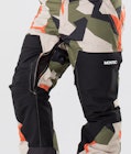 Dune 2019 Snowboard Pants Men Orange Green Camo