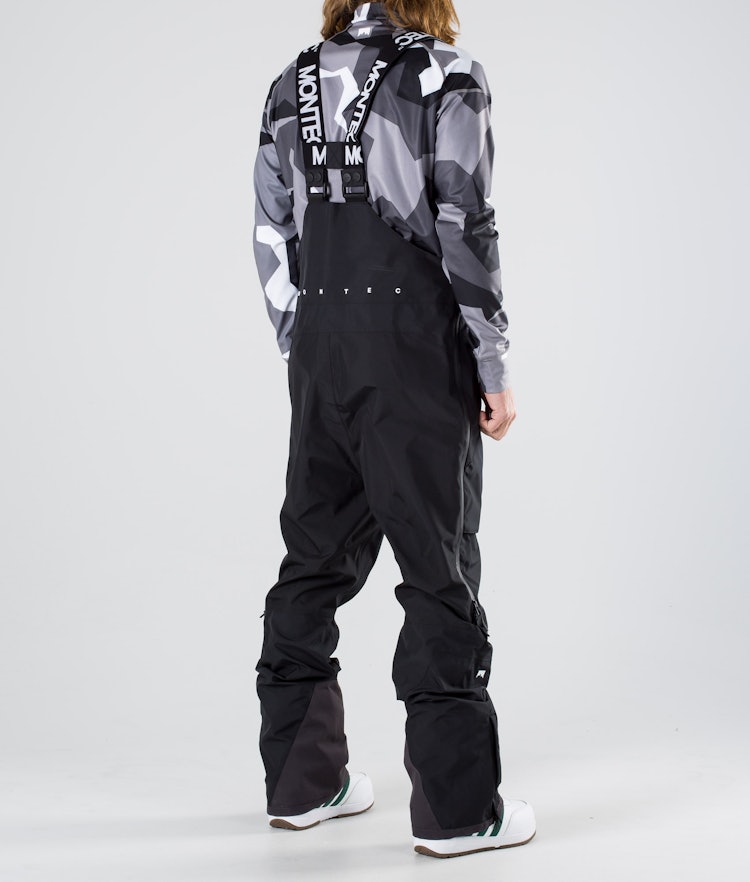 Montec Fenix Spodnie Snowboardowe Mężczyźni Black