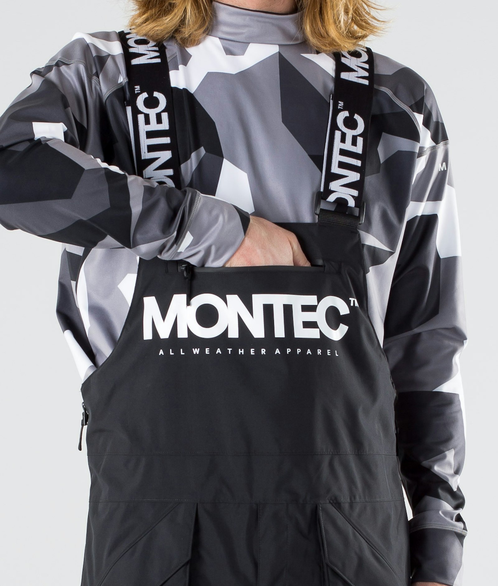 Montec Fenix Pantalones Snowboard Hombre Black