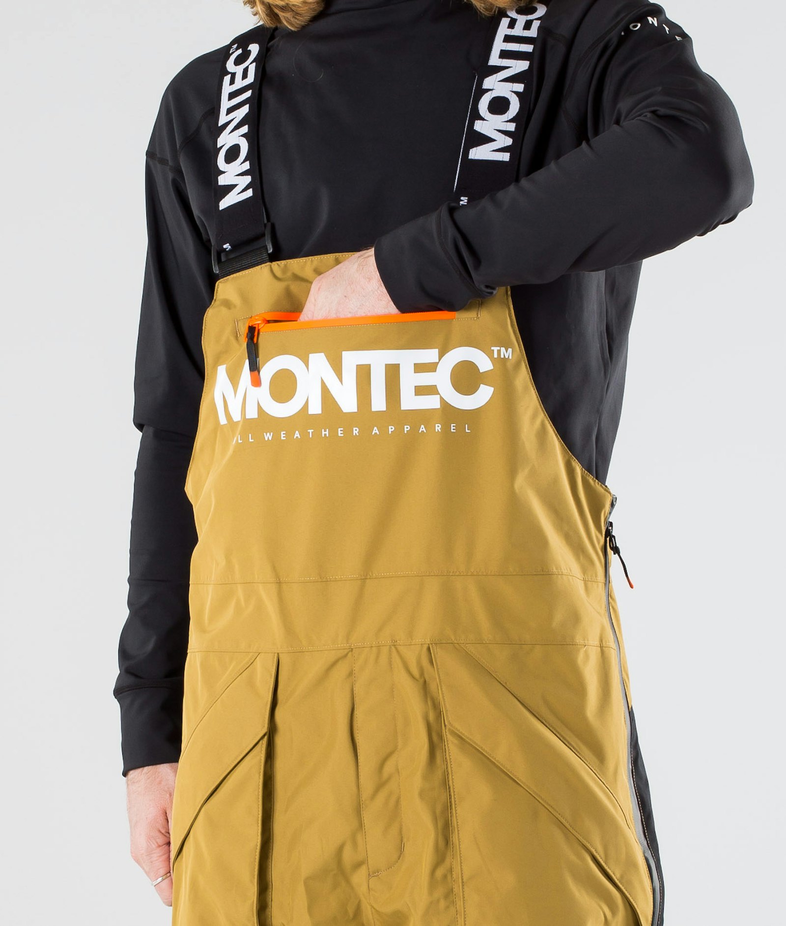 Montec Fenix Pantalones Snowboard Hombre Gold