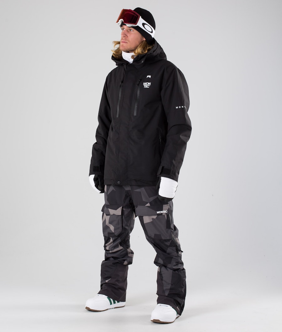Fawk 2019 Snowboard Jacket Men Black