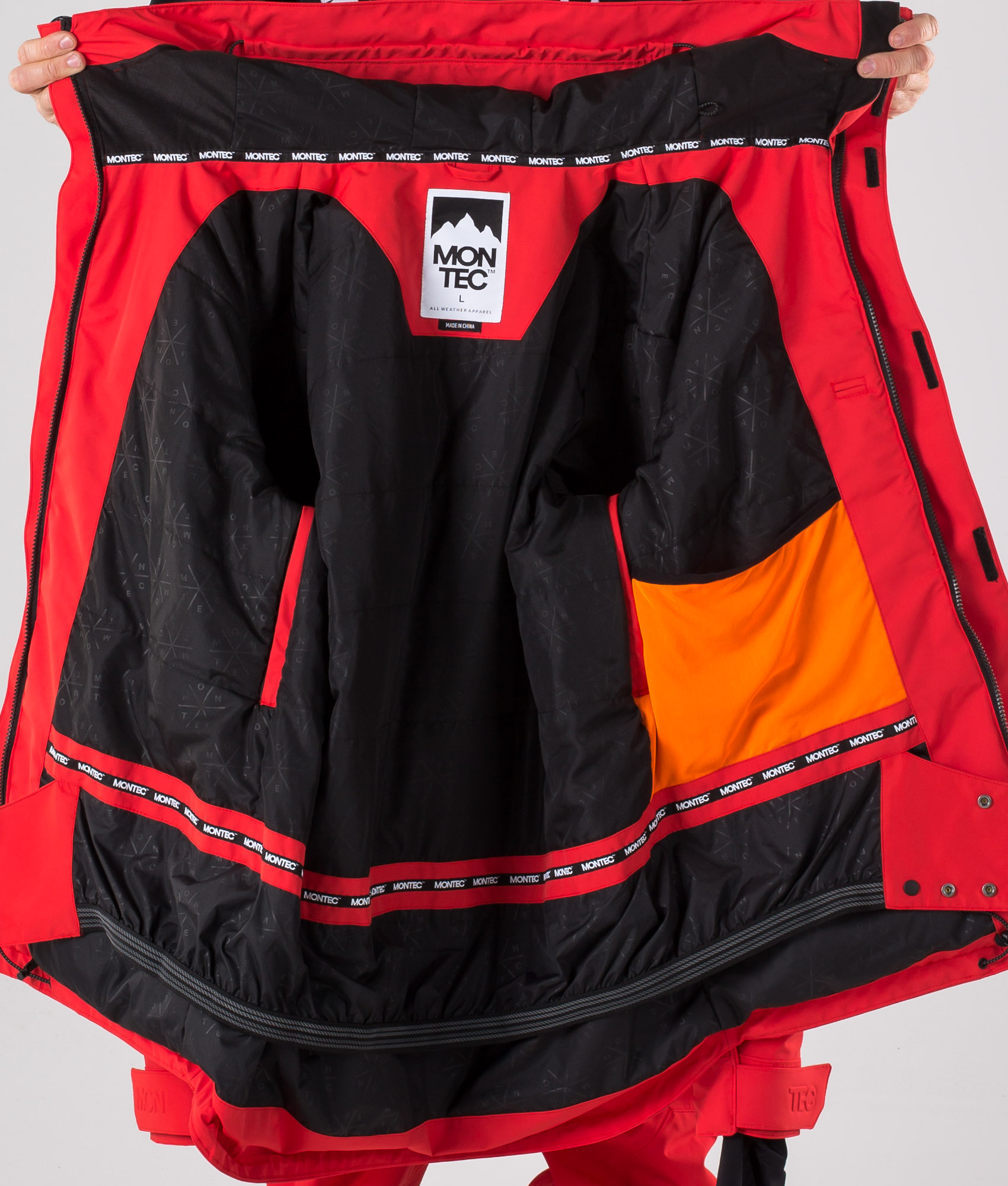 Montec Fawk Snowboard Jacket Red