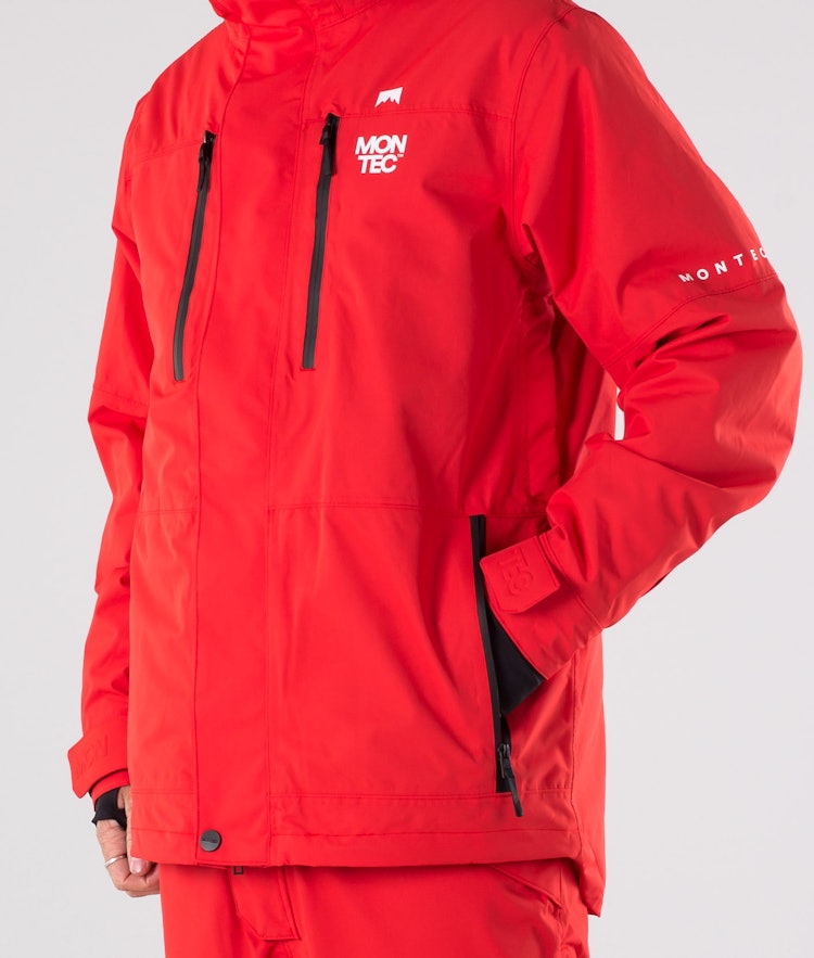 Montec Fawk 2019 Veste Snowboard Homme Red, Image 4 sur 13