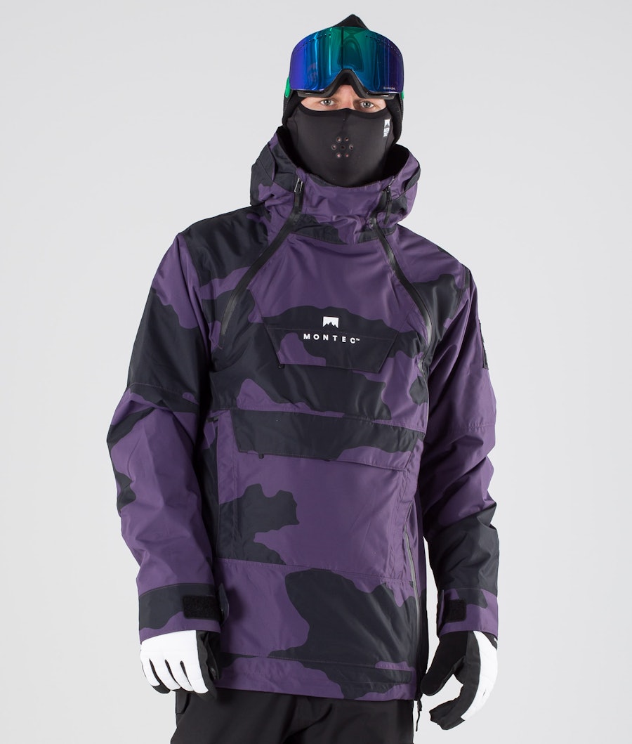  Doom Snowboard Jacket Men Grape Camo