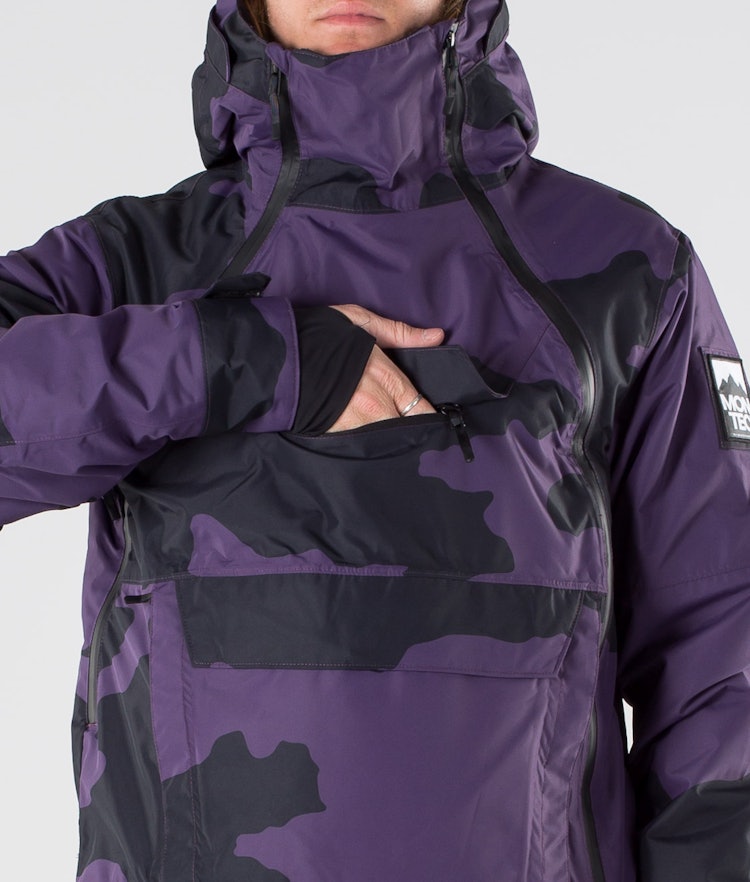 Doom 2019 Snowboard Jacket Men Grape Camo, Image 5 of 16
