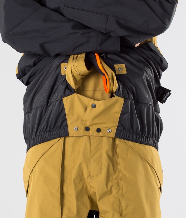 Fenix Veste Snowboard Homme Gold/Black, Image 12 sur 13