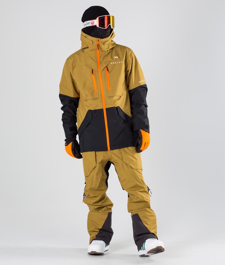 Fenix Veste Snowboard Homme Gold/Black, Image 4 sur 13